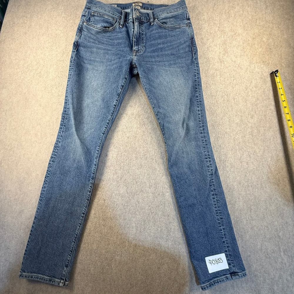 J.Crew 250 Skinny Fit Mens Jeans 32x30 Medium Wash Blue Denim Pants